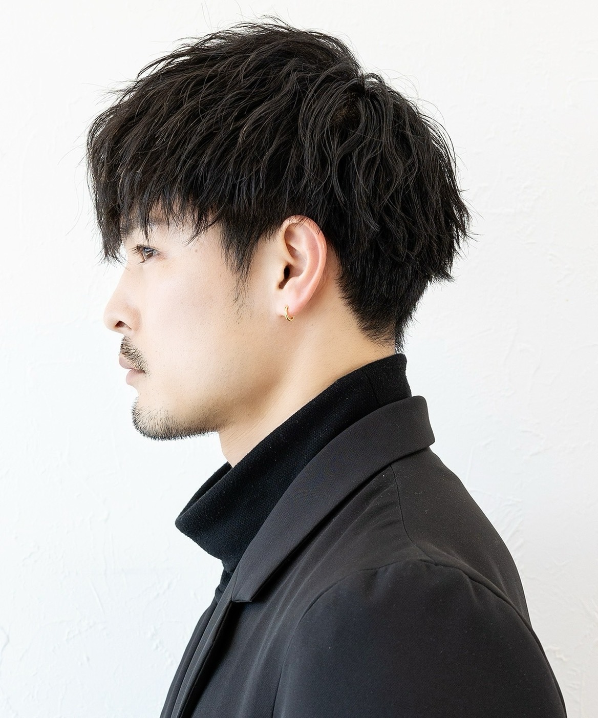 ふんわり質感パーマで骨格矯正ヘア　横